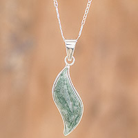 Curated gift set, 'Green Glam' - Jade Silver Earrings Necklace and Bracelet Curated Gift Set