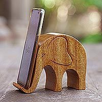 Soporte para teléfono con forma de elefante, sostenga el teléfono