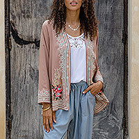 Chaqueta bordada, Jardín Mughal en Rosewood